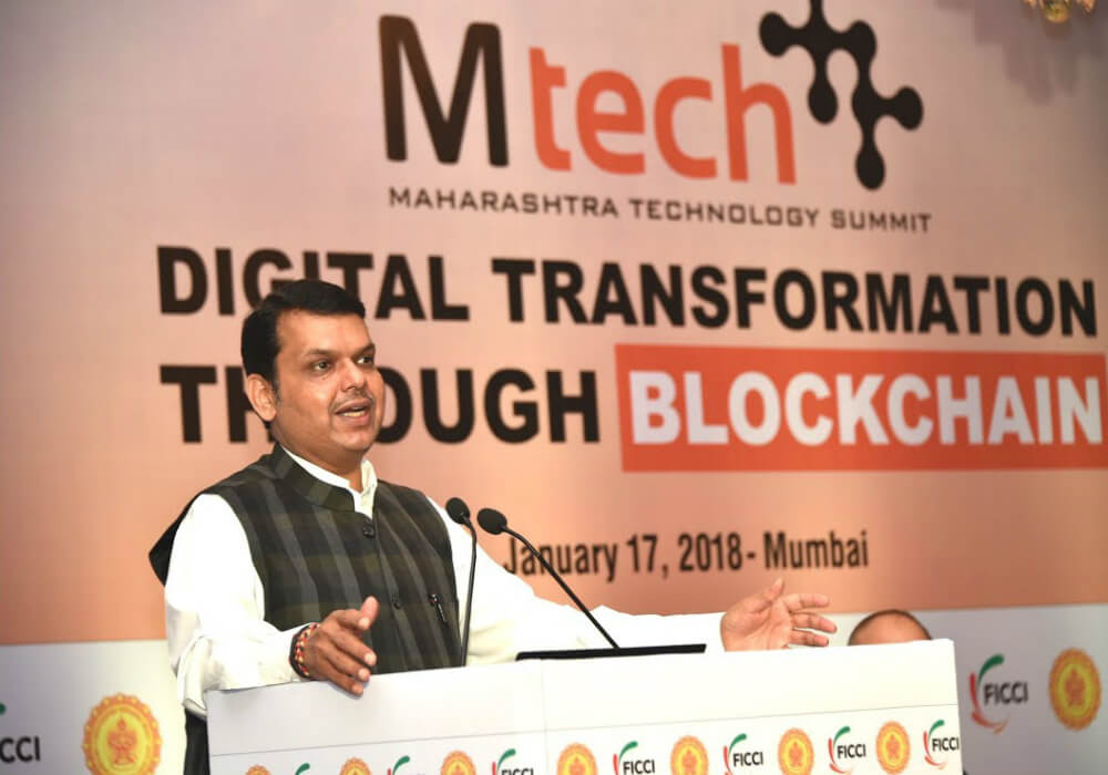 maharashtra technology summit-maharashtra-devendra fadnavis-blockchain
