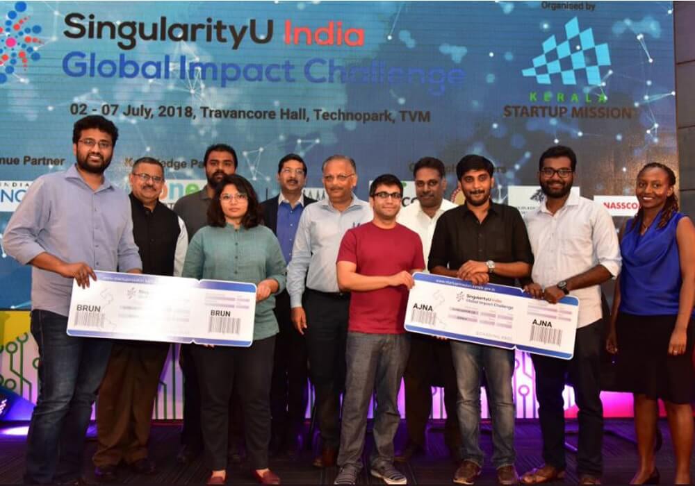 Kerala’s Ajna And Delhi’s Brun Health Ready To Fly To Singularity University After Winning GIC India Challenge 2018