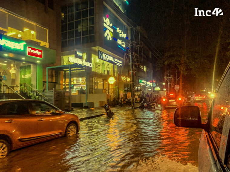 Heavy Rains, Water Logging Disrupt Startup Operations In India’s Silicon Valley
