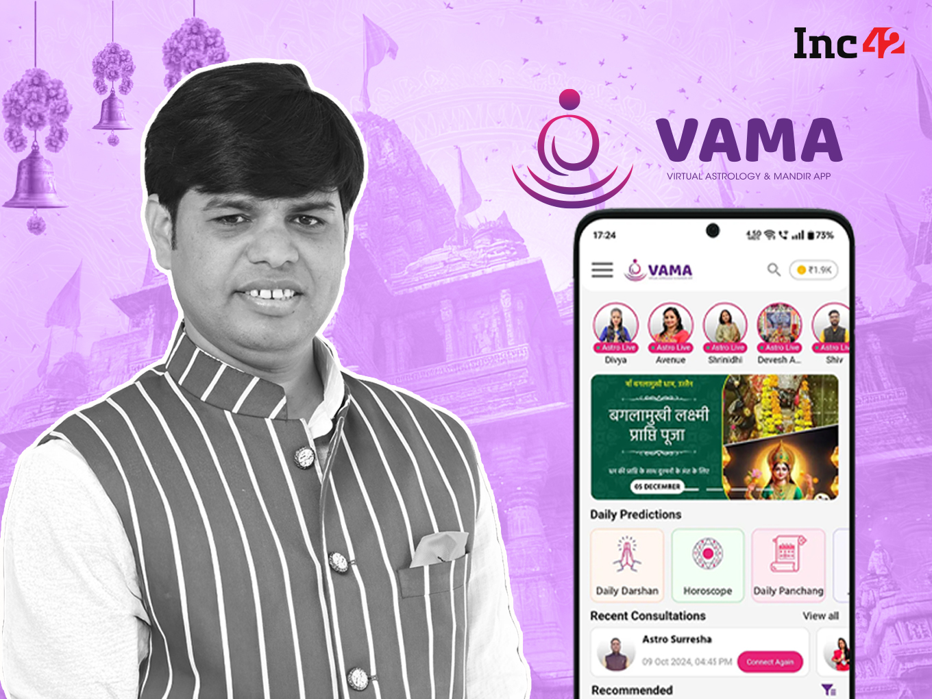 Spiritual Tech Startup VAMA